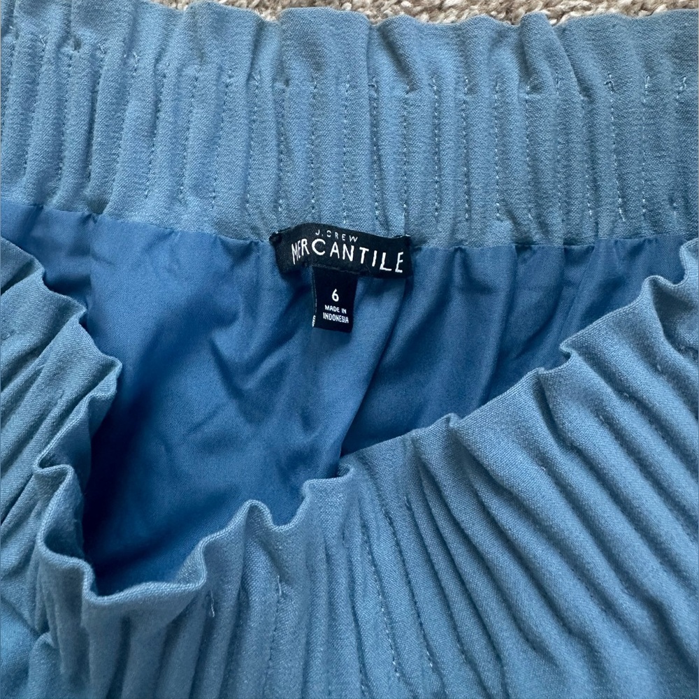 J Crew Blue Skirt